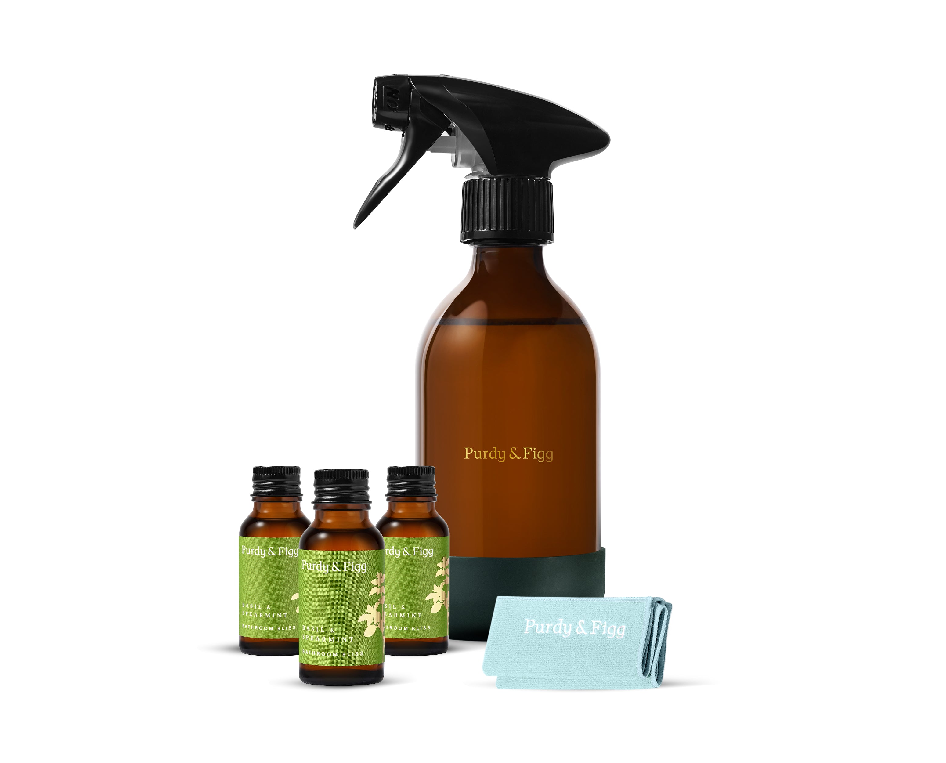 Basil & Spearmint Bathroom Bliss Kit