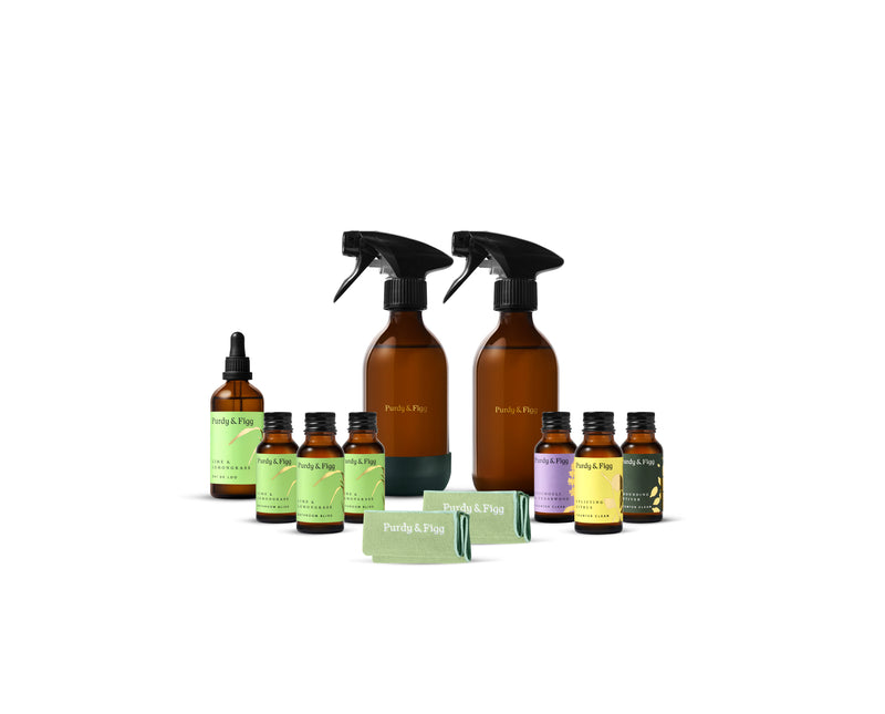 Purdy & Figg Complete Starter Kit with all bottles and accessories